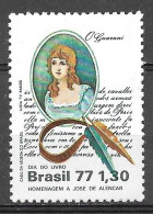 Brasil 1977 Dia Do Livro - Homenagem A José De Alencar RHM C1011 - Ongebruikt