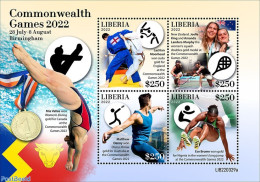 Liberia 2022 Commonwealth Games 2022, Mint NH, Sport - Diving - Judo - Sport (other And Mixed) - Immersione