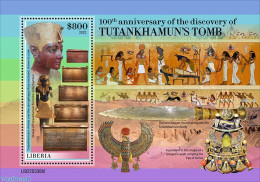 Liberia 2022 100th Anniversary Of The Discovery Of Tutankhamun's Tomb, Mint NH, History - Kings & Queens (Royalty) - Königshäuser, Adel