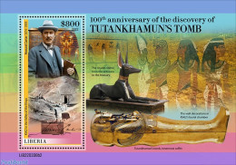 Liberia 2022 100th Anniversary Of The Discovery Of Tutankhamun's Tomb, Mint NH, History - Kings & Queens (Royalty) - Familias Reales