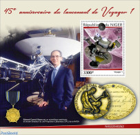 Niger 2022 45th Anniversary Of The Launch Of Voyager 1, Mint NH, Transport - Space Exploration - Niger (1960-...)