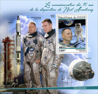 Niger 2022 10th Memorial Anniversary Of Neil Armstrong , Mint NH, Transport - Space Exploration - Niger (1960-...)