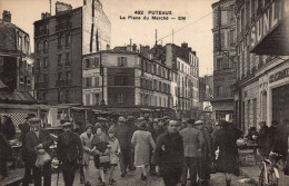 92 , Cpa PUTEAUX , 482 , La Place Du Marché  (18112.V) - Puteaux