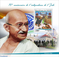 Niger 2022 75th Anniversary Of Independence Of India, Mint NH, History - Gandhi - Mahatma Gandhi