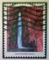 United States, Scott #5800a, Used(o), 2023, Waterfalls: Deer Creek, Arizona, (63¢) - Oblitérés