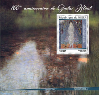 Niger 2022 160th Anniversary Of Gustav Klimt, Mint NH, Art - Gustav Klimt - Paintings - Níger (1960-...)