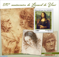 Niger 2022 570th Anniversary Of Leonardo Da Vinci, Mint NH, Art - Leonardo Da Vinci - Paintings - Níger (1960-...)