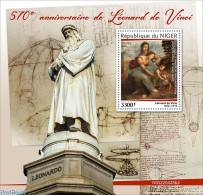 Niger 2022 570th Anniversary Of Leonardo Da Vinci, Mint NH, Art - Leonardo Da Vinci - Paintings - Níger (1960-...)