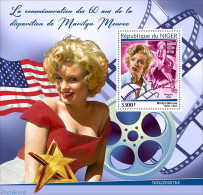 Niger 2022 60th Memorial Anniversary Of Marilyn Monroe, Mint NH, Performance Art - Movie Stars - Actores