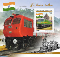 Niger 2022 Indian Trains, Mint NH, Transport - Railways - Treinen