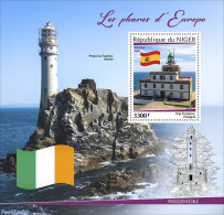 Niger 2022 Lighthouses Of Europe, Mint NH, Various - Lighthouses & Safety At Sea - Phares