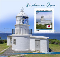 Niger 2022 Lighthouses In Japan, Mint NH, History - Various - Flags - Lighthouses & Safety At Sea - Vuurtorens