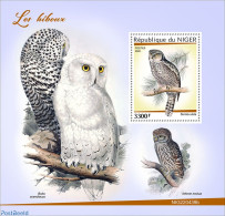 Niger 2022 Owls, Mint NH, Nature - Birds - Birds Of Prey - Owls - Niger (1960-...)