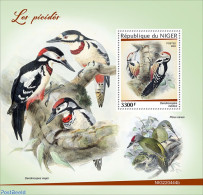 Niger 2022 Woodpeckers, Mint NH, Nature - Birds - Woodpeckers - Níger (1960-...)