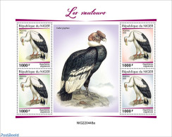 Niger 2022 Vultures, Mint NH, Nature - Birds Of Prey - Niger (1960-...)