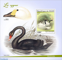 Niger 2022 Swans, Mint NH, Nature - Swans - Níger (1960-...)