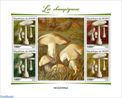 Niger 2022 Mushrooms, Mint NH, Nature - Mushrooms - Champignons