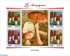 Niger 2022 Mushrooms, Mint NH, Nature - Mushrooms - Champignons