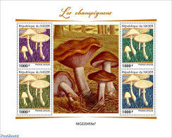 Niger 2022 Mushrooms, Mint NH, Nature - Mushrooms - Pilze