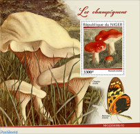 Niger 2022 Mushrooms, Mint NH, Nature - Butterflies - Mushrooms - Funghi