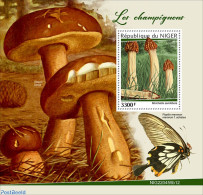 Niger 2022 Mushrooms, Mint NH, Nature - Butterflies - Mushrooms - Pilze