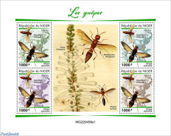 Niger 2022 Wasps, Mint NH, Nature - Insects - Niger (1960-...)