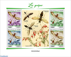 Niger 2022 Wasps, Mint NH, Nature - Insects - Níger (1960-...)