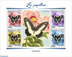 Niger 2022 Butterflies, Mint NH, Nature - Butterflies - Níger (1960-...)