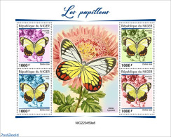 Niger 2022 Butterflies, Mint NH, Nature - Butterflies - Niger (1960-...)