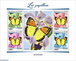 Niger 2022 Butterflies, Mint NH, Nature - Butterflies - Niger (1960-...)