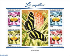 Niger 2022 Butterflies, Mint NH, Nature - Butterflies - Níger (1960-...)