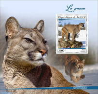 Niger 2022 Puma/Cougar, Mint NH, Nature - Cat Family - Niger (1960-...)