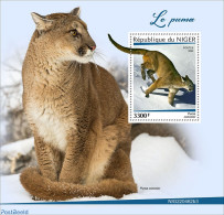 Niger 2022 Puma/Cougar, Mint NH, Nature - Cat Family - Niger (1960-...)