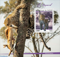 Niger 2022 Leopards, Mint NH, Nature - Cat Family - Niger (1960-...)