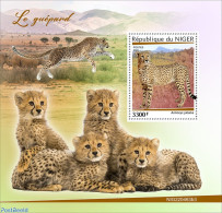 Niger 2022 Cheetah, Mint NH, Nature - Cat Family - Niger (1960-...)