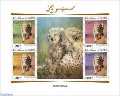 Niger 2022 Cheetah, Mint NH, Nature - Cat Family - Niger (1960-...)