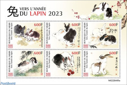 Niger 2022 Year Of The Rabbit, Mint NH, Nature - Various - Rabbits / Hares - Yearsets (by Country) - Unclassified