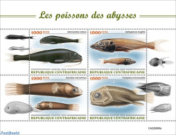 Central Africa 2022 Deep-sea Fishes, Mint NH, Nature - Fish - Pesci