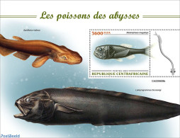 Central Africa 2022 Deep-sea Fishes, Mint NH, Nature - Fish - Pesci