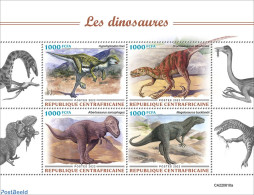 Central Africa 2022 Dinosaurs, Mint NH, Nature - Prehistoric Animals - Prehistorics