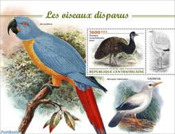 Central Africa 2022 Extinct Birds, Mint NH, Nature - Birds - Prehistoric Animals - Préhistoriques