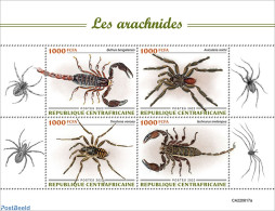 Central Africa 2022 Arachnids, Mint NH, Nature - Animals (others & Mixed) - Insects - República Centroafricana