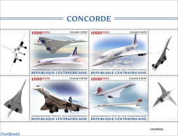 Central Africa 2022 Concorde, Mint NH, Transport - Concorde - Aircraft & Aviation - Concorde