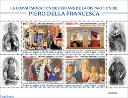 Central Africa 2022 530th Memorial Anniversary Of Piero Della Francesca, Mint NH, Art - Paintings - Centrafricaine (République)