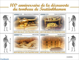 Central Africa 2022 100th Anniversary Of The Discovery Of Tutankhamun's Tomb, Mint NH, History - Explorers - Kings & Q.. - Explorateurs