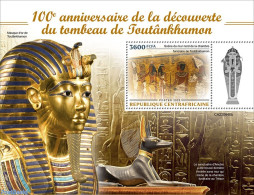 Central Africa 2022 100th Anniversary Of The Discovery Of Tutankhamun's Tomb, Mint NH, History - Explorers - Kings & Q.. - Onderzoekers