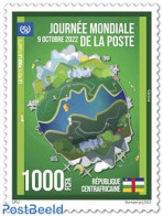 Central Africa 2022 World Post Day, Mint NH, Post - Poste