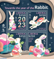 Liberia 2022 Year Of The Rabbit, Mint NH, Nature - Various - Rabbits / Hares - Yearsets (by Country) - Sin Clasificación