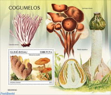 Guinea Bissau 2022 Mushrooms, Mint NH, Nature - Mushrooms - Champignons