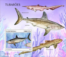 Guinea Bissau 2022 Sharks, Mint NH, Nature - Sharks - Guinea-Bissau